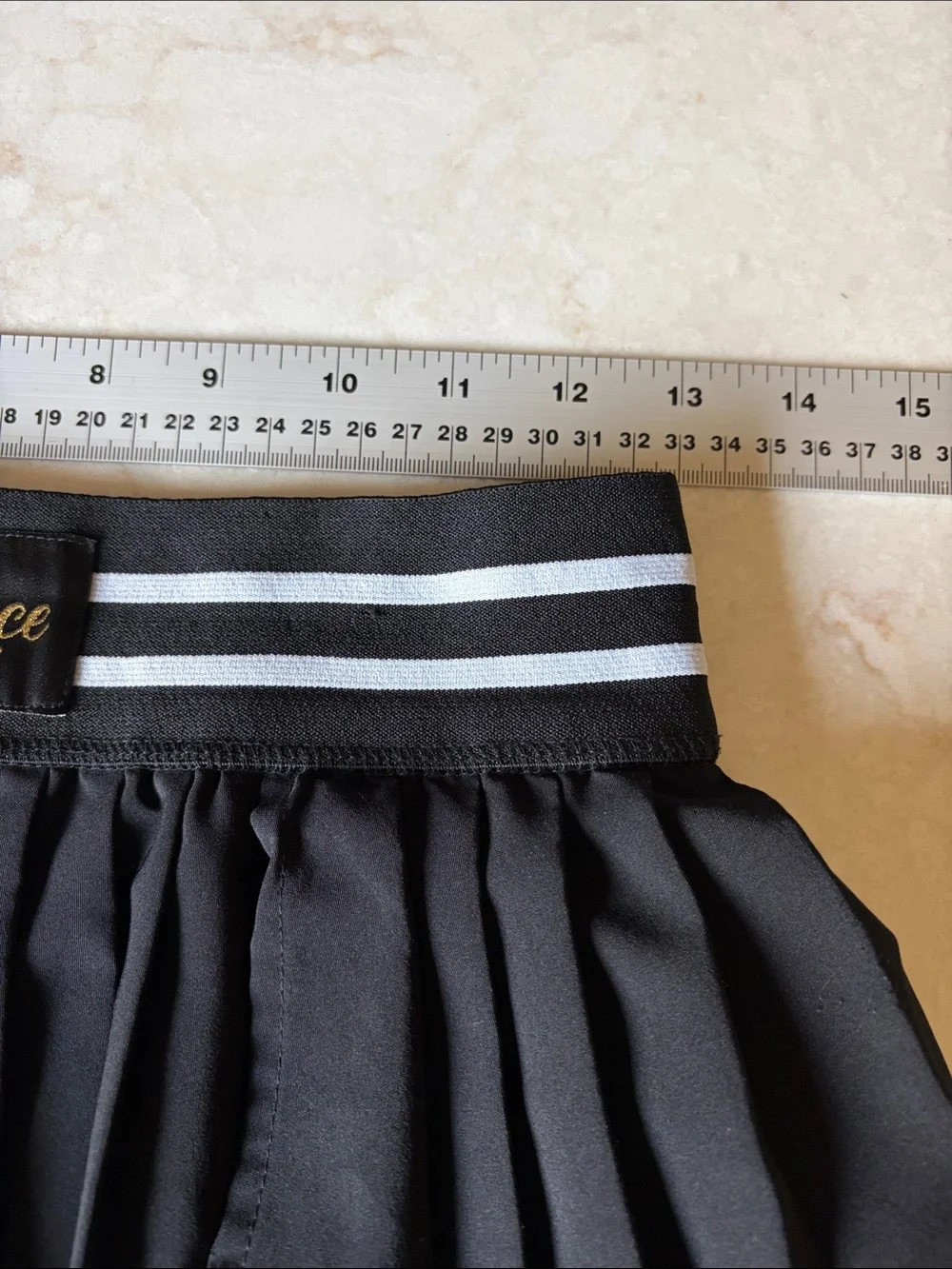 Girls Skater Preppy Pleated Y2K Skirt/Shorts JUSTICE Layered Pleats Size 12/14